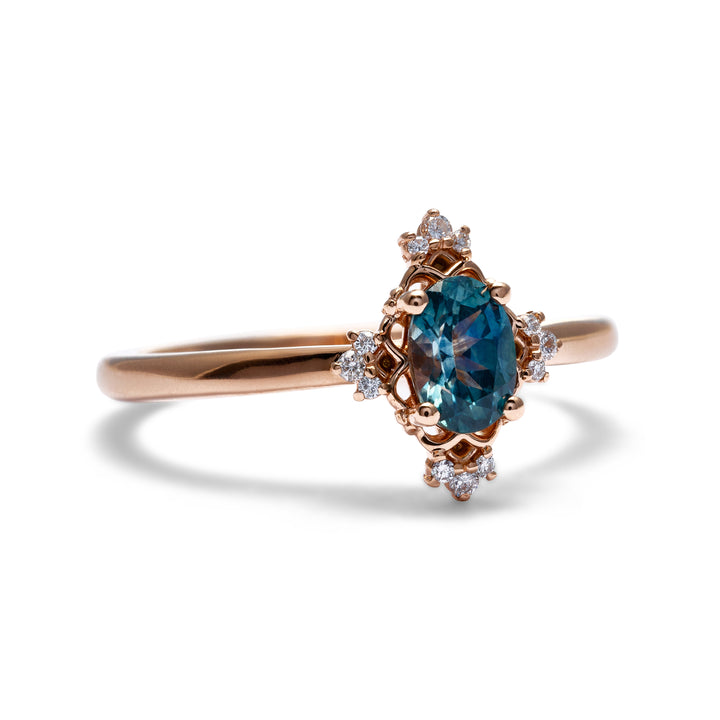 Vivian Montana Sapphire Engagement Ring - Identity Diamonds