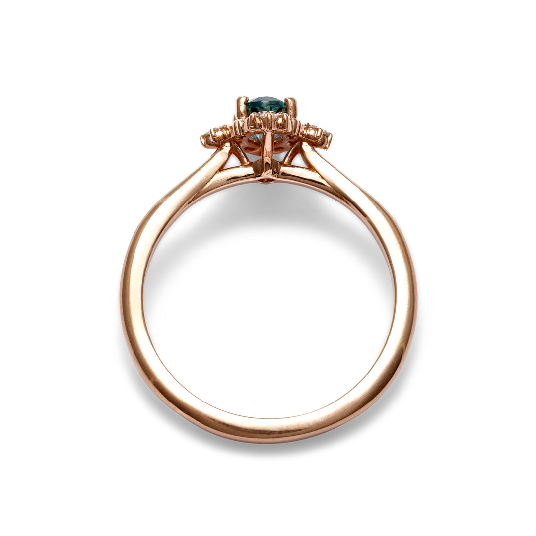 Vivian Montana Sapphire Engagement Ring - Identity Diamonds