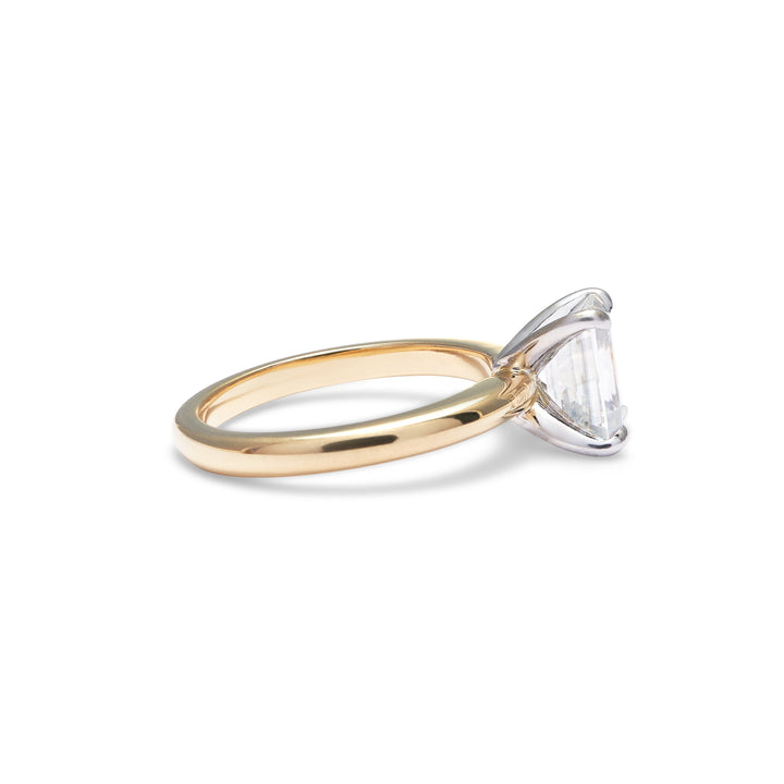 Ashley Emerald Cut Moissanite Engagement Ring - Identity Diamonds