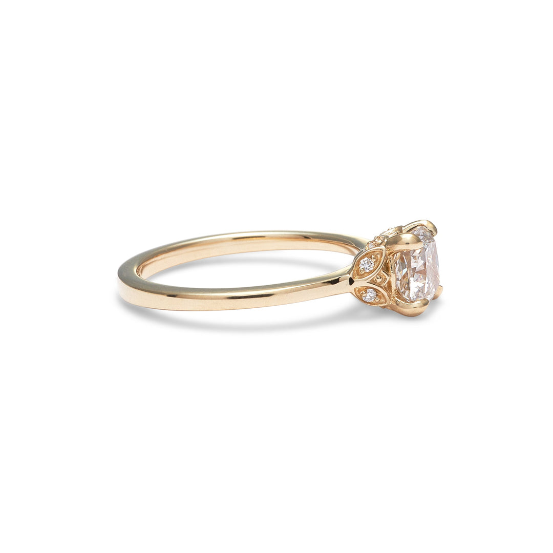 Olivia Cushion Cut Engagement Ring - Identity Diamonds