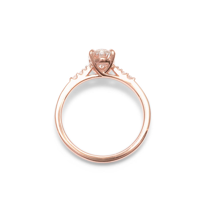 Lucy Oval Diamond Engagement Ring - Identity Diamonds