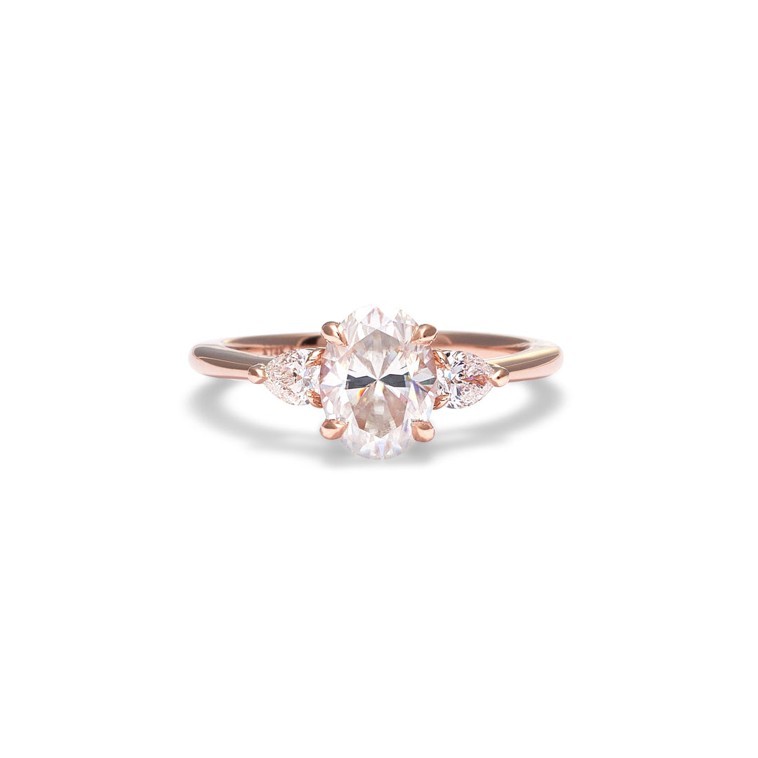 Juliet Oval Cut Diamond Engagement Ring - Identity Diamonds