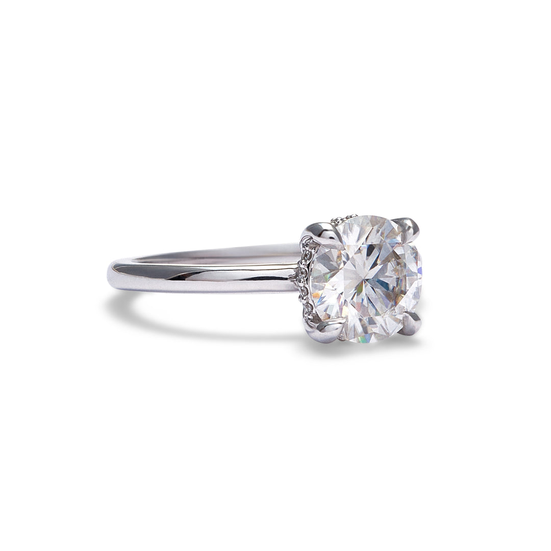 Celeste Moissanite Engagement Ring - Identity Diamonds