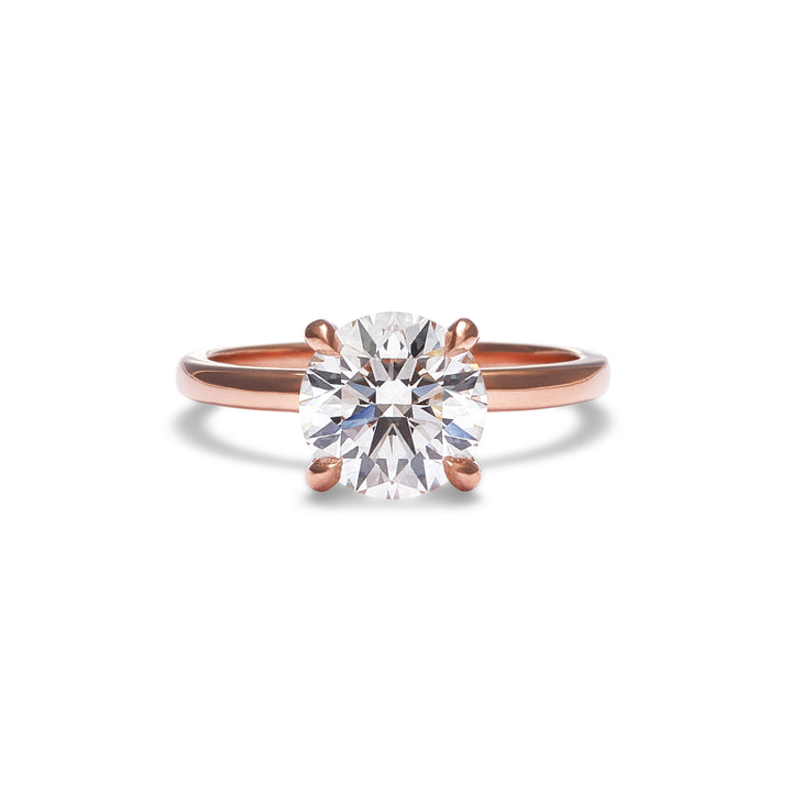 Jenny Round Cut Diamond Engagement Ring - Identity Diamonds
