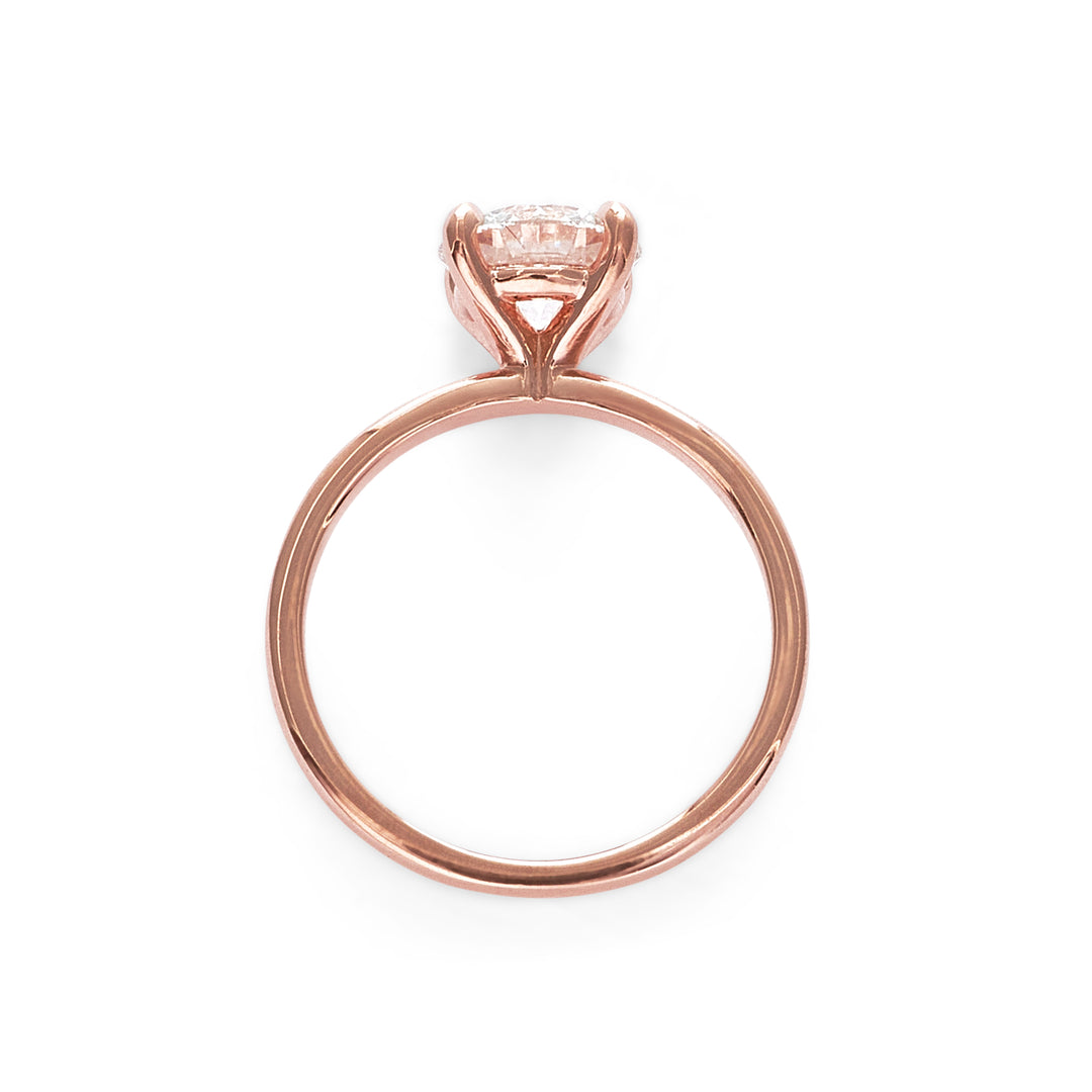 Jenny Round Cut Diamond Engagement Ring - Identity Diamonds