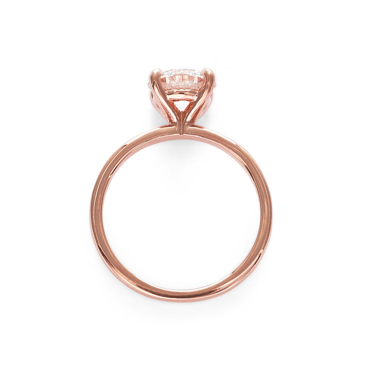 Jenny Round Cut Diamond Engagement Ring - Identity Diamonds