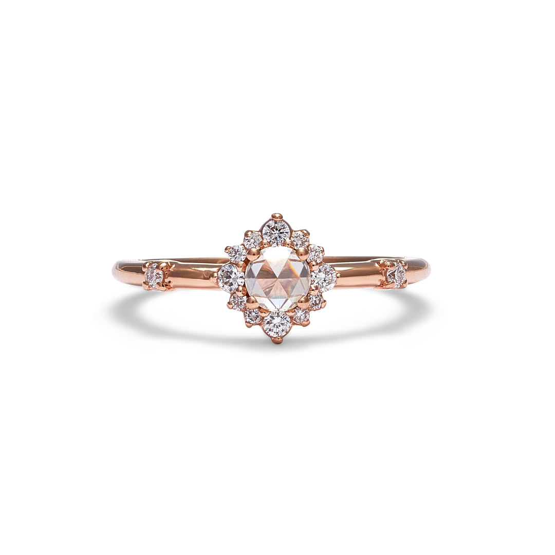 Rosie Moissanite Engagement Ring - Identity Diamonds