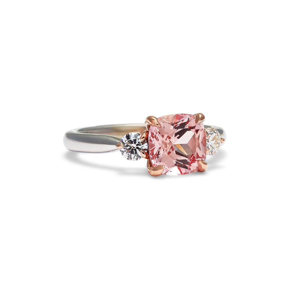 Holly Rosé Sapphire Engagement Ring - Identity Diamonds