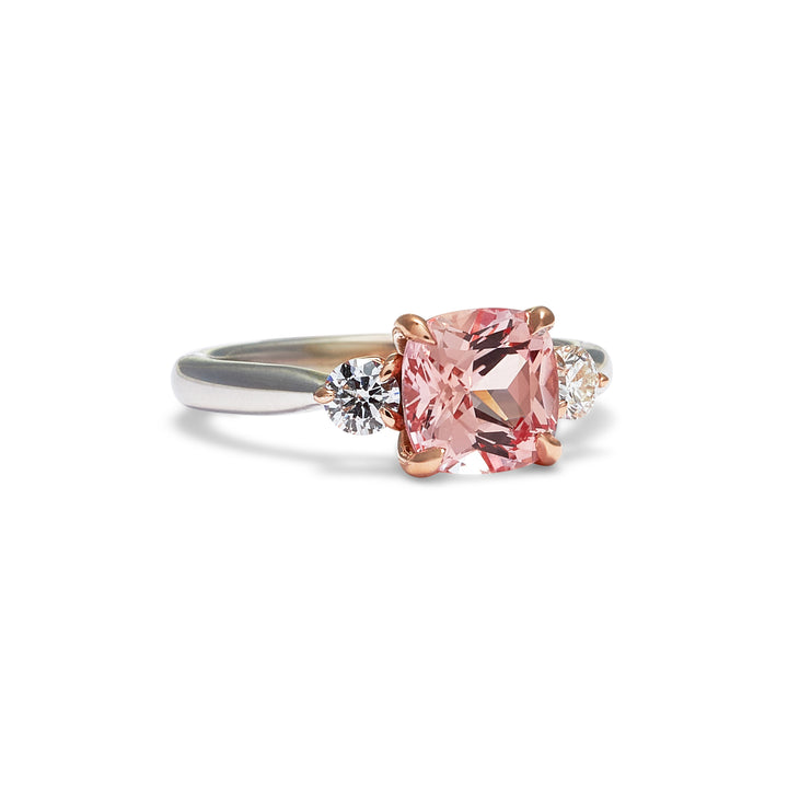 Holly Rosé Sapphire Engagement Ring - Identity Diamonds