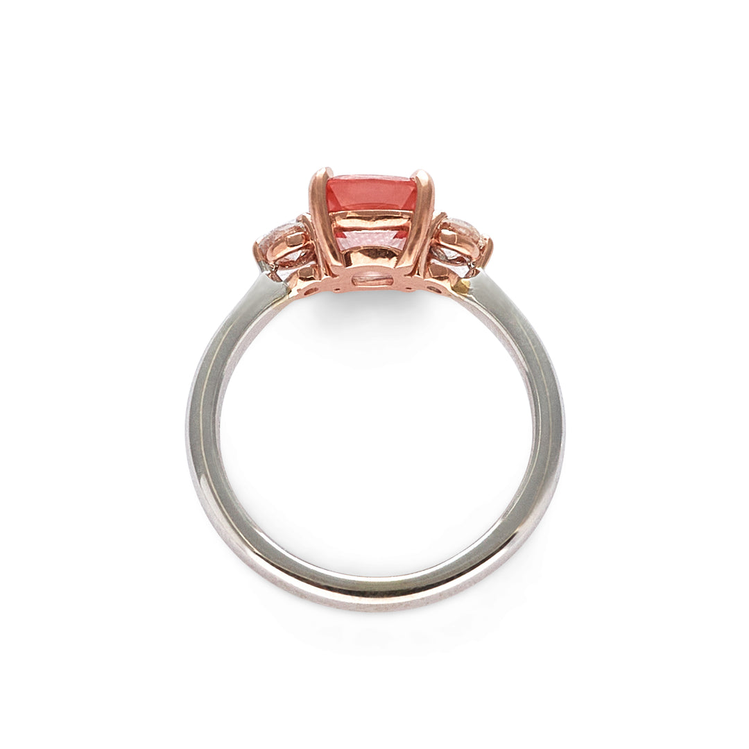 Holly Rosé Sapphire Engagement Ring - Identity Diamonds