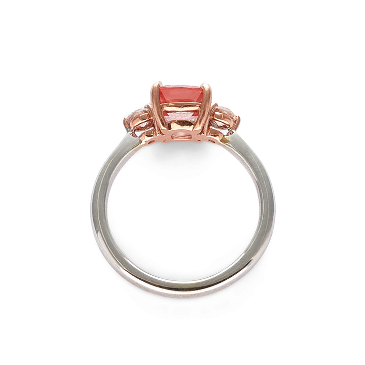 Holly Rosé Sapphire Engagement Ring - Identity Diamonds
