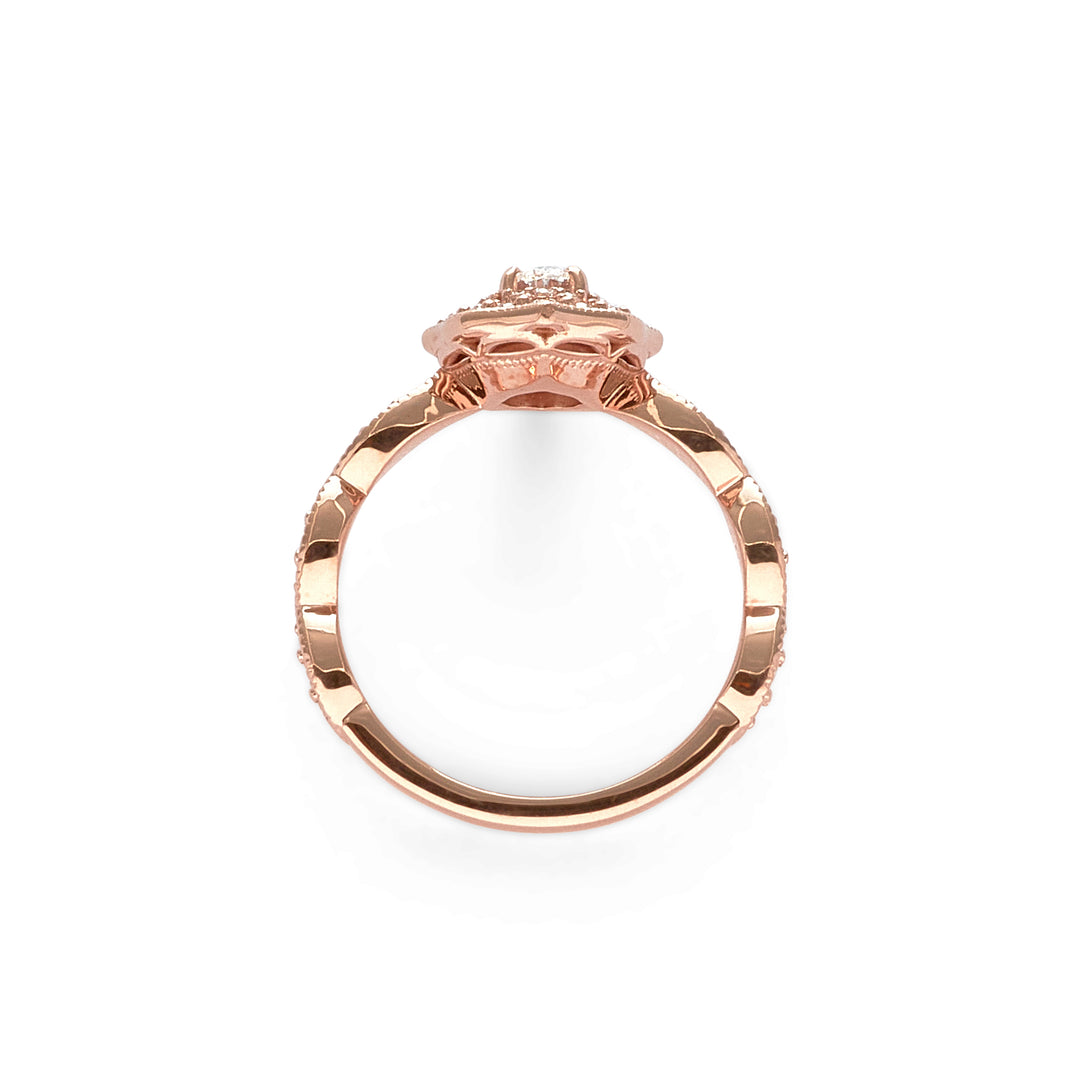 Beatrice Oval Cut Diamond Engagement Ring - Identity Diamonds