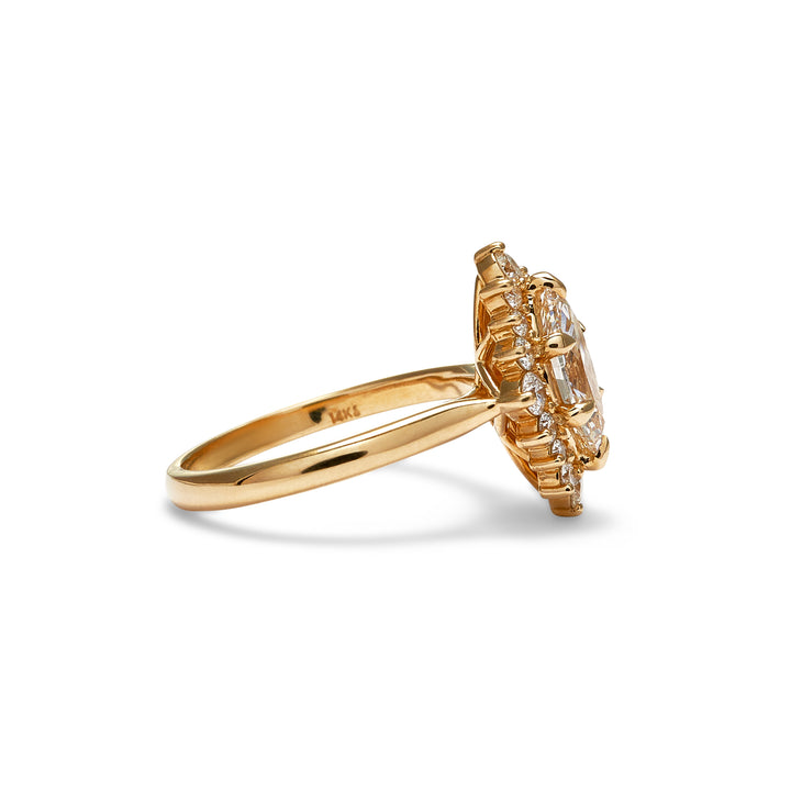 Heidi Marquise Cut Diamond Engagement Ring - Identity Diamonds
