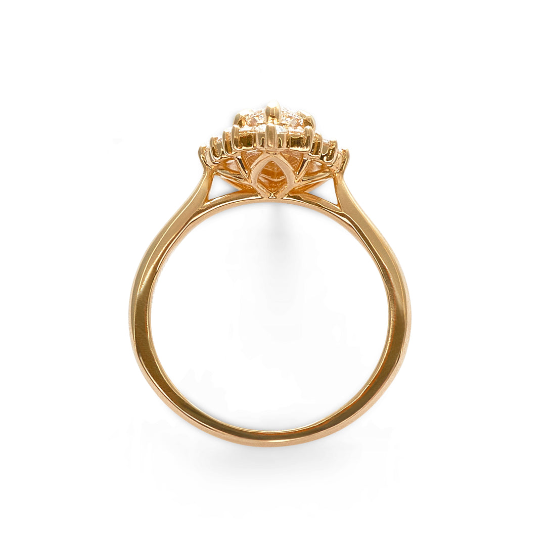 Heidi Marquise Cut Diamond Engagement Ring - Identity Diamonds