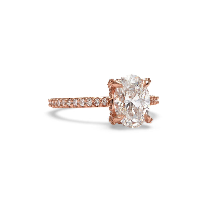 Ariel Oval Cut Engagement Ring - Identity Diamonds