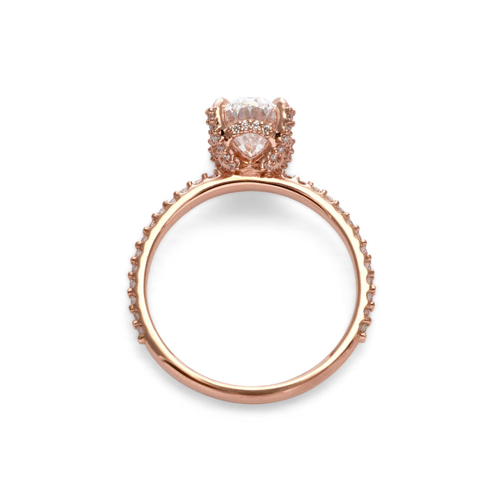 Ariel Oval Cut Diamond Engagement Ring - Identity Diamonds