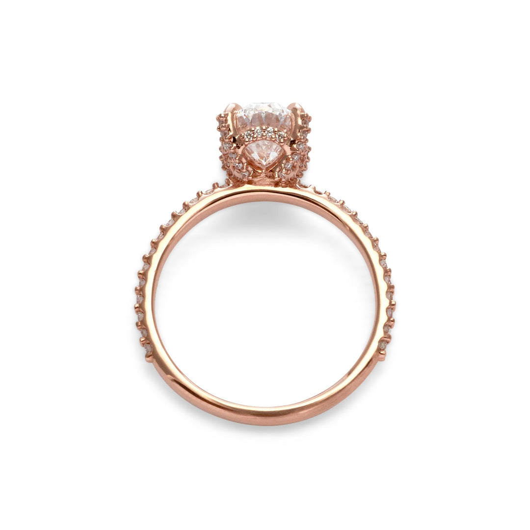 Ariel Oval Cut Engagement Ring - Identity Diamonds
