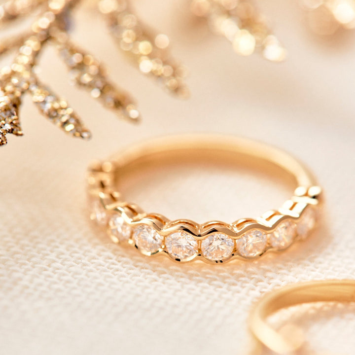 Barcelona Bezel Diamond Band - Identity Diamonds