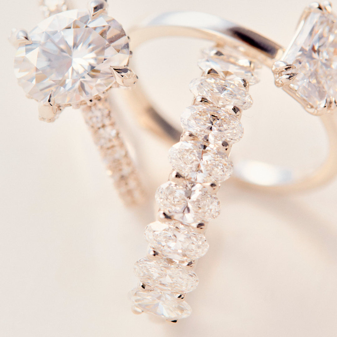 Jolene Oval Cut Diamond Band - Identity Diamonds