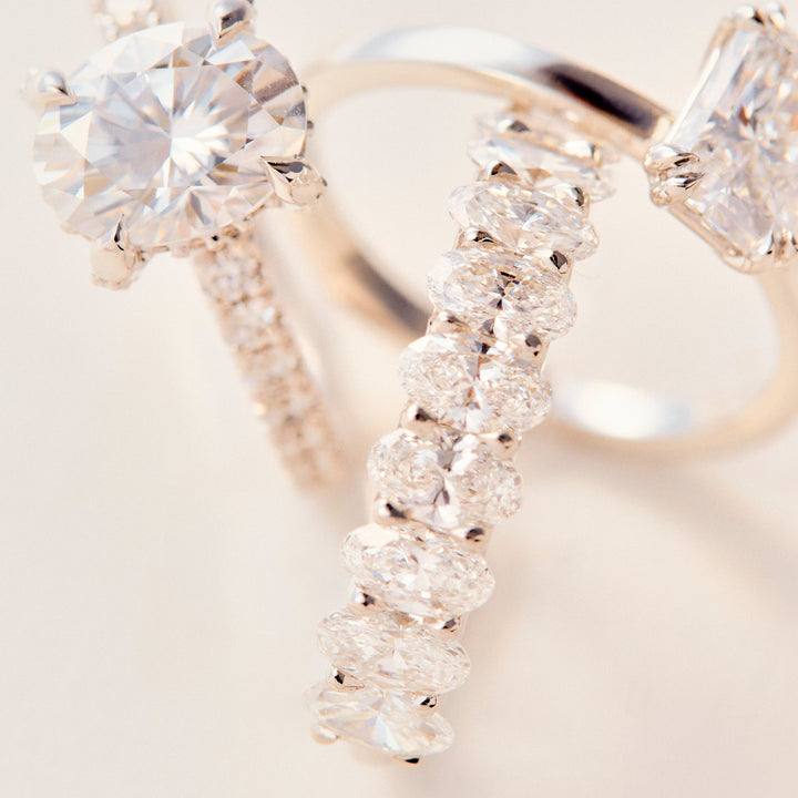 Jolene Oval Cut Diamond Band - Identity Diamonds