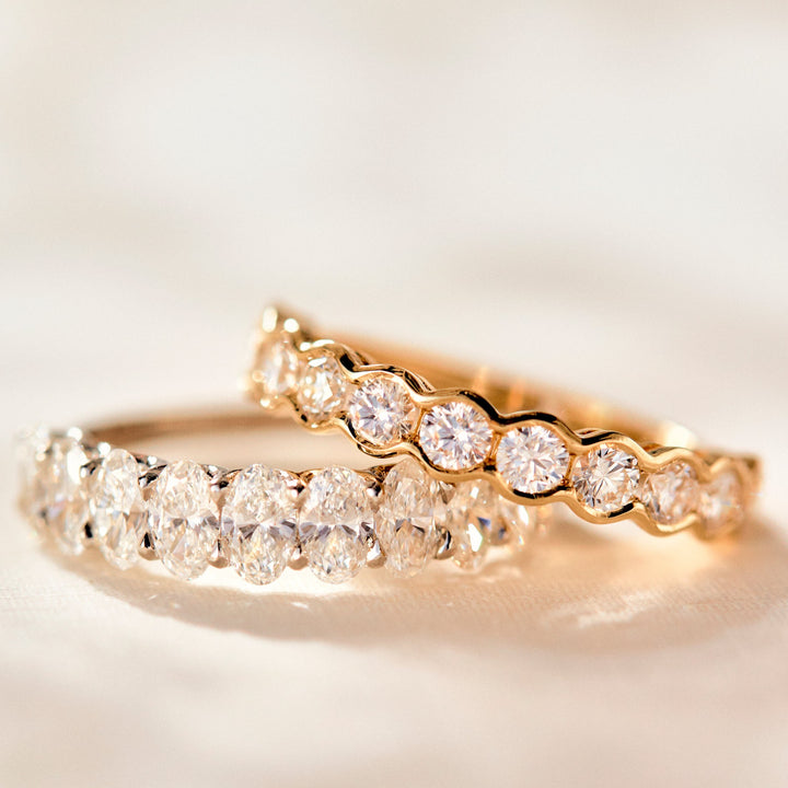 Barcelona Bezel Diamond Band - Identity Diamonds