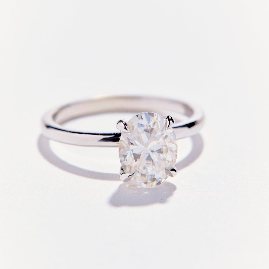 Jenny Oval Cut Diamond Engagement Ring - Identity Diamonds