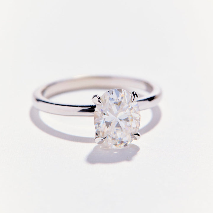 Jenny Oval Cut Diamond Engagement Ring - Identity Diamonds