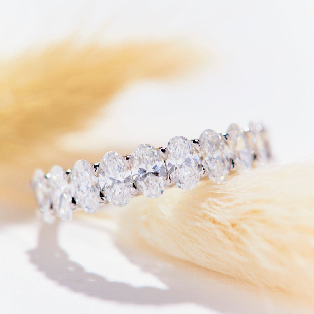 Jolene Oval Cut Diamond Band - Identity Diamonds