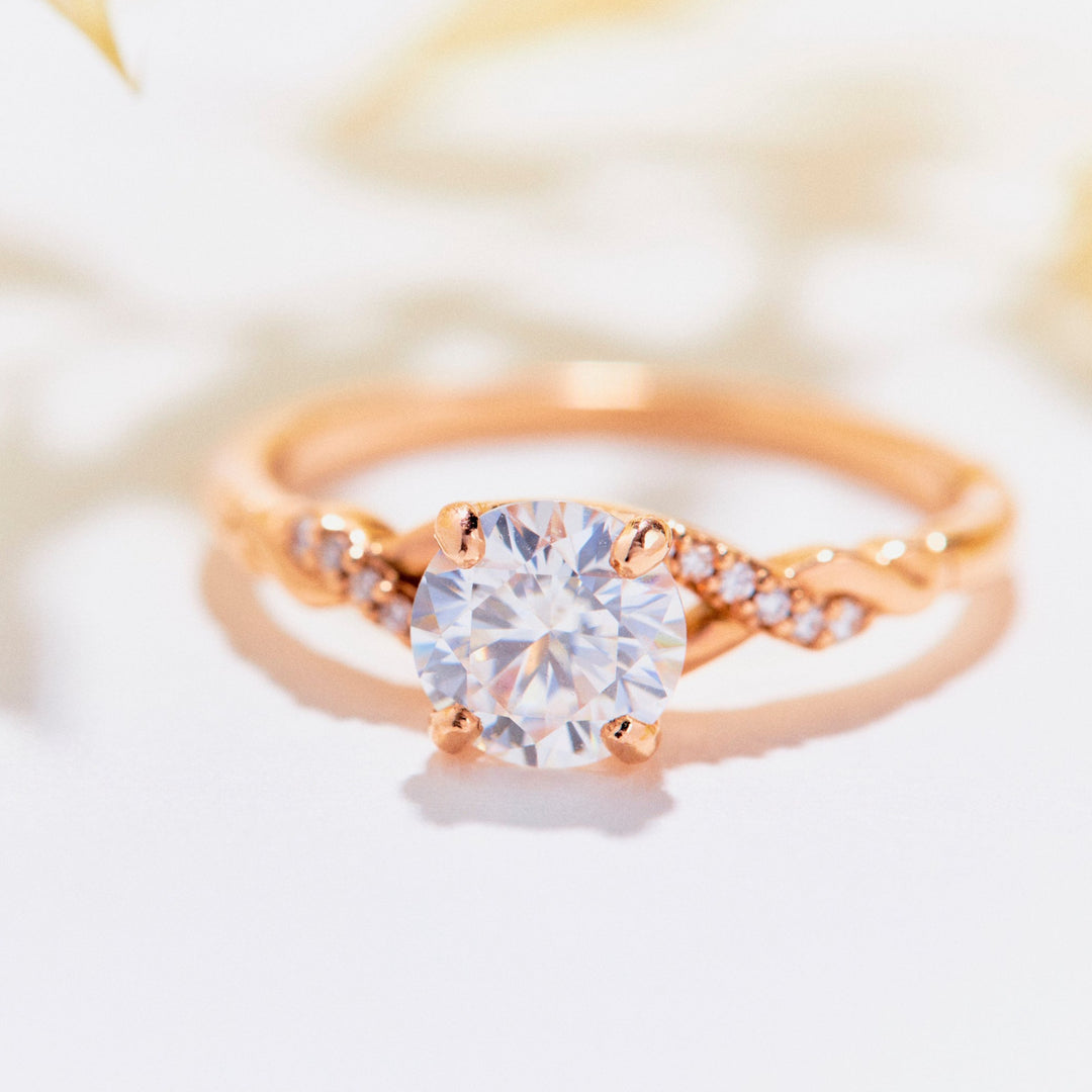 Shea Moissanite Engagement Ring - Identity Diamonds