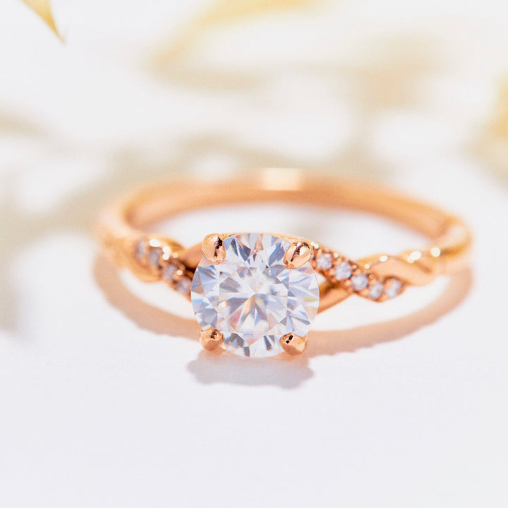 Shea Moissanite Engagement Ring - Identity Diamonds