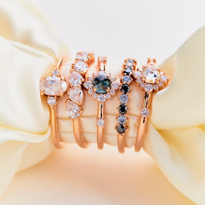 Avea Oval Cut Moissanite Engagement Ring - Identity Diamonds