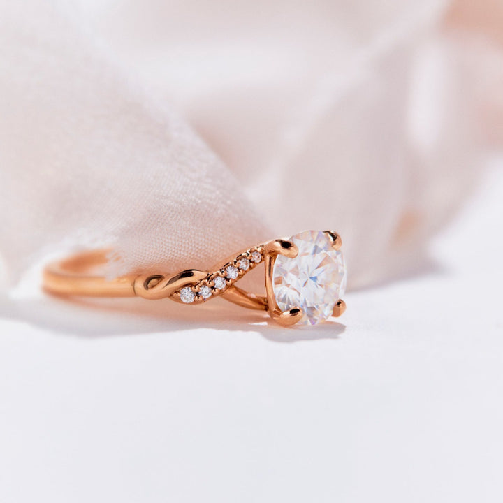 Shea Moissanite Engagement Ring - Identity Diamonds