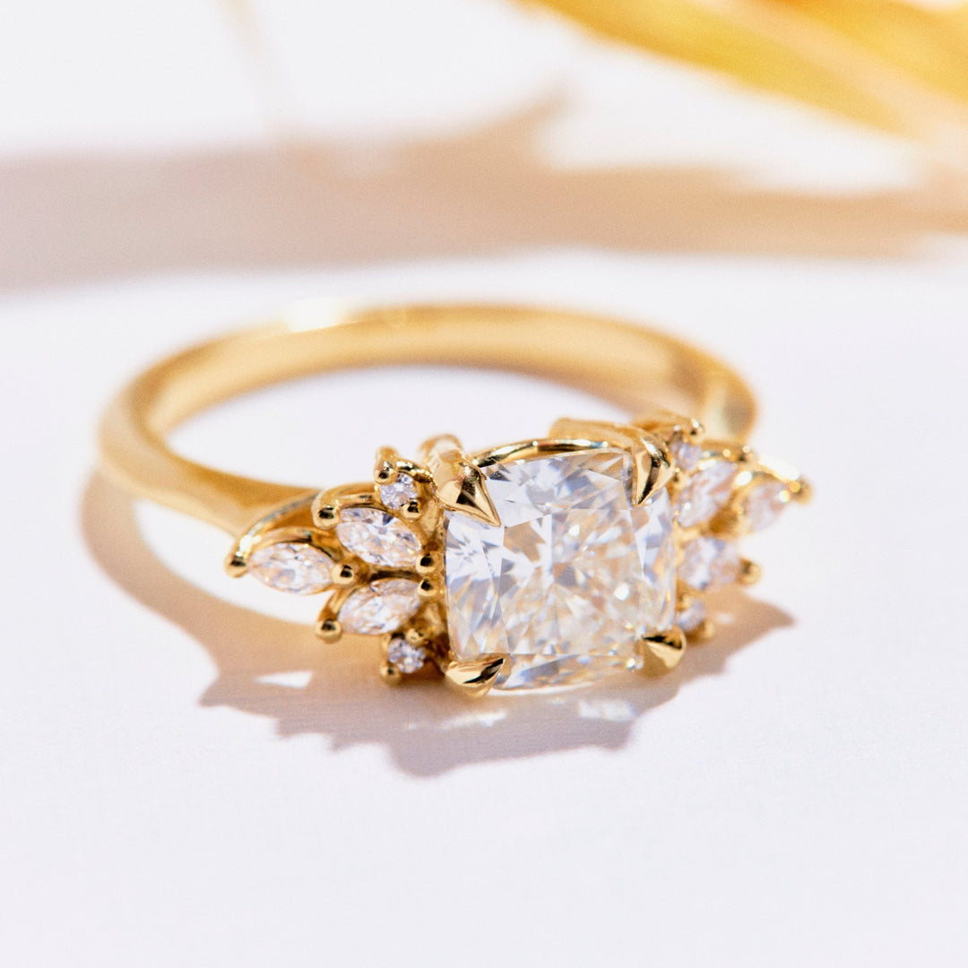 Taylor Cushion Cut Diamond Engagement Ring - Identity Diamonds