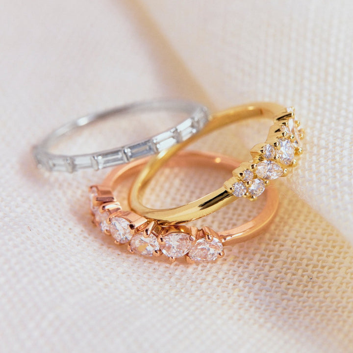Paloma Pear Cut Diamond Ring - Identity Diamonds