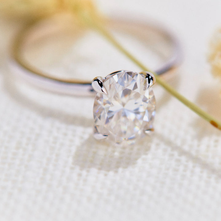 Jenny Oval Cut Engagement Ring - Identity Diamonds