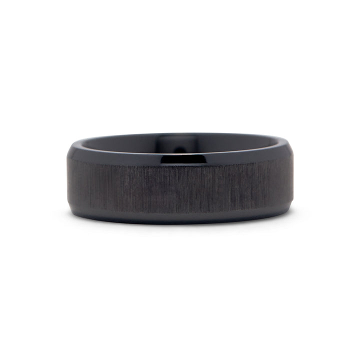 Black Zirconium Band - Identity Diamonds