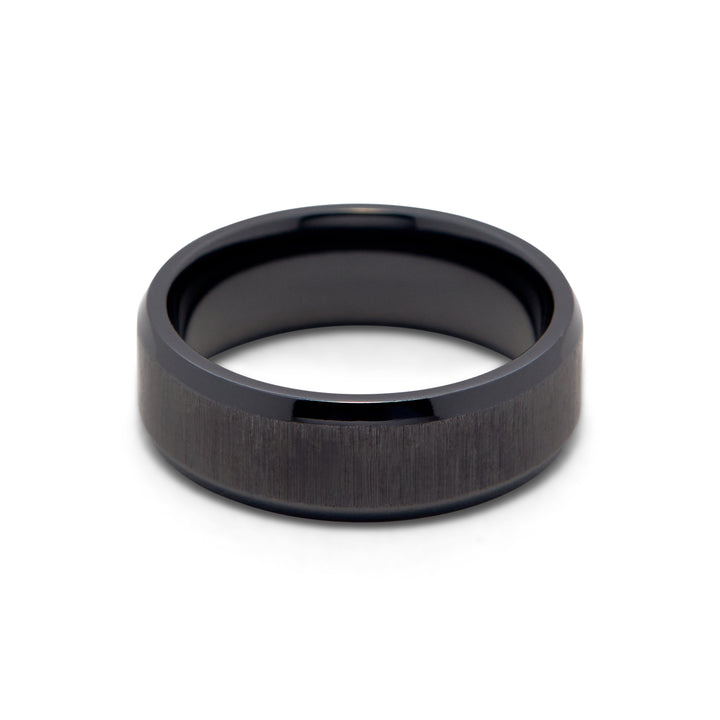 Black Zirconium Band - Identity Diamonds