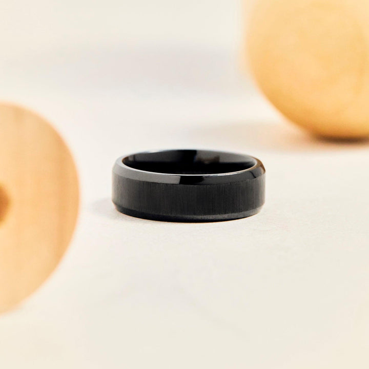 *Pre-Owned* Black Zirconium Band - Identity Diamonds