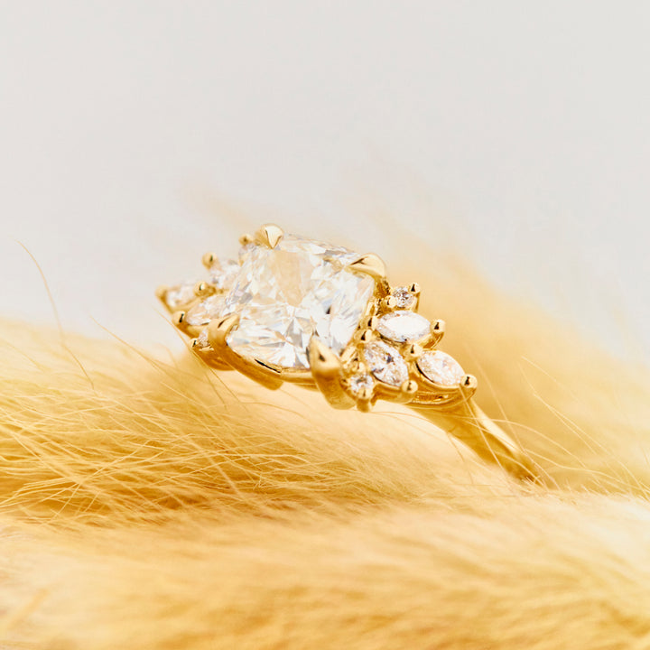 Taylor Cushion Cut Diamond Engagement Ring - Identity Diamonds