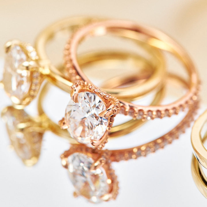 Ariel Oval Cut Engagement Ring - Identity Diamonds