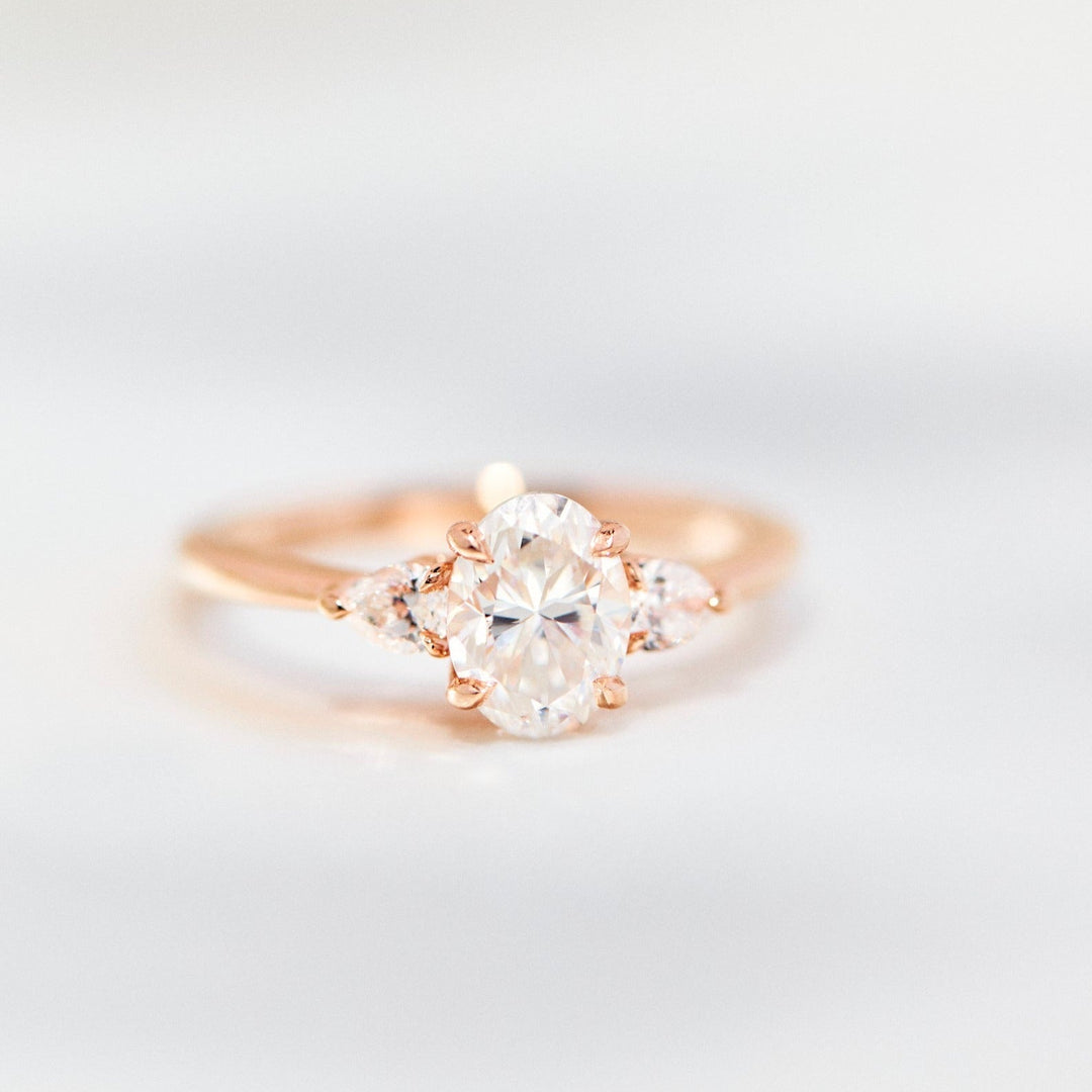 Juliet Oval Cut Diamond Engagement Ring - Identity Diamonds