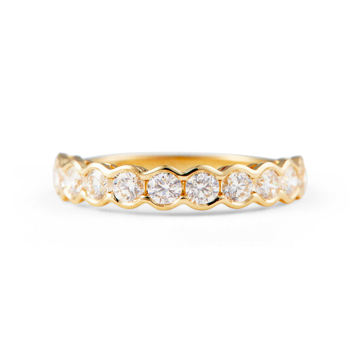 Barcelona Bezel Diamond Band - Identity Diamonds