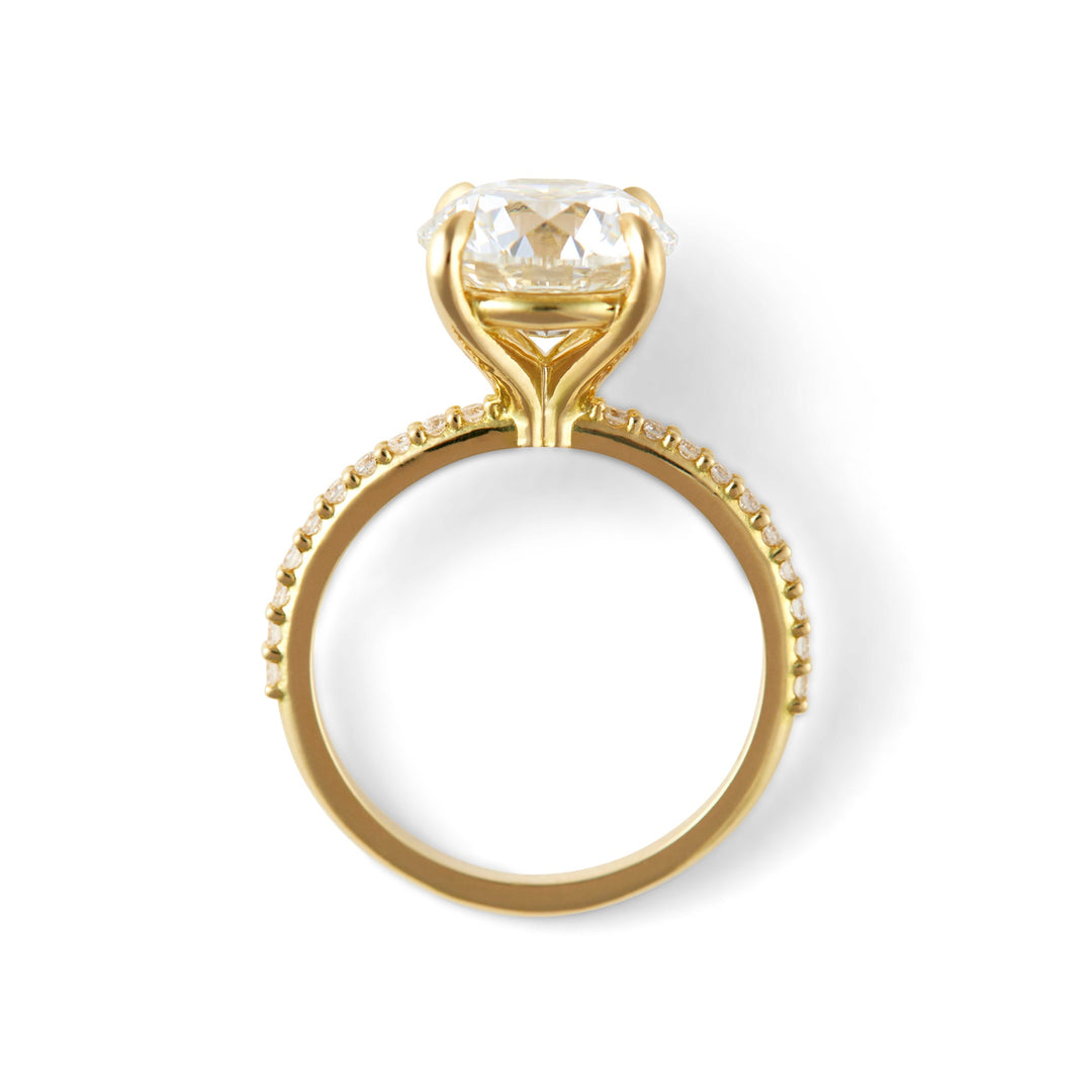 Aurora Moissanite Engagement Ring - Identity Diamonds