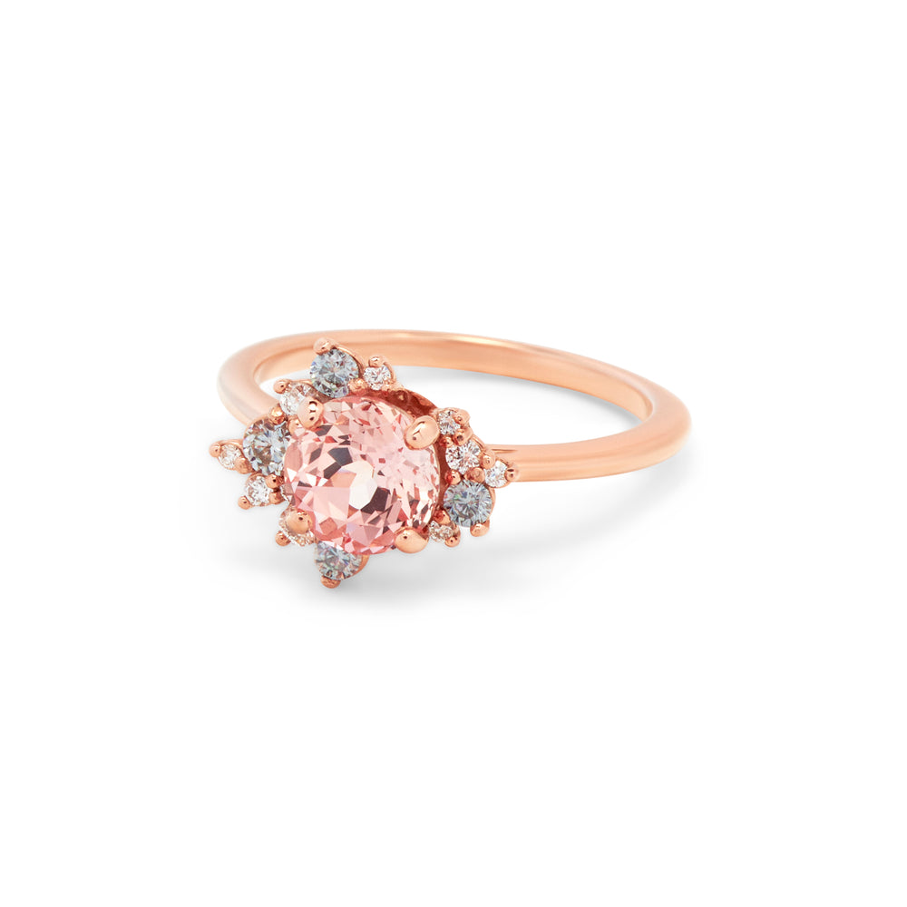 Gwen Rosé Sapphire Engagement Ring - Identity Diamonds