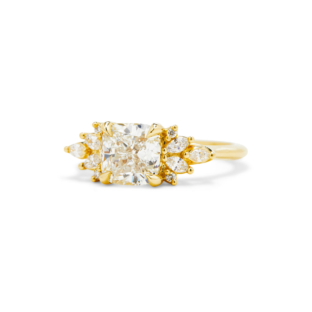 Taylor Cushion Cut Diamond Engagement Ring - Identity Diamonds