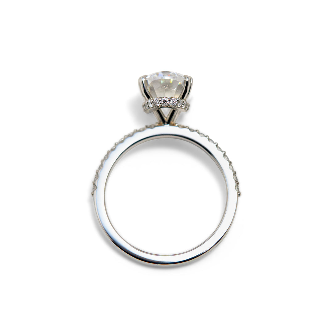 Reese Oval Cut Diamond Engagement Ring - Identity Diamonds