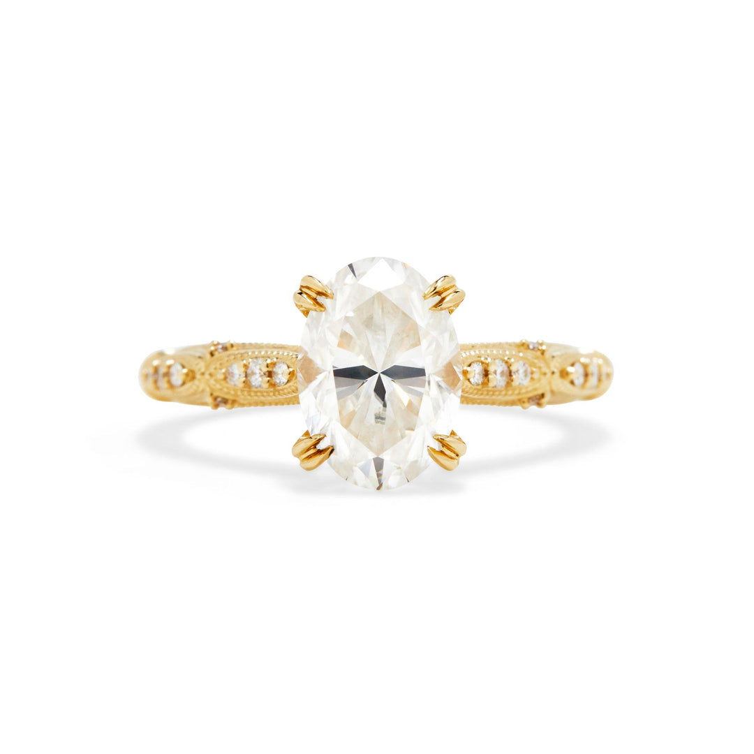 *Pre-Owned* Customized Genevieve Moissanite Engagement Ring - Identity Diamonds
