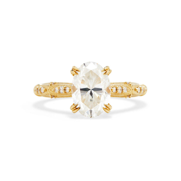 *Pre-Owned* Customized Genevieve Moissanite Engagement Ring - Identity Diamonds