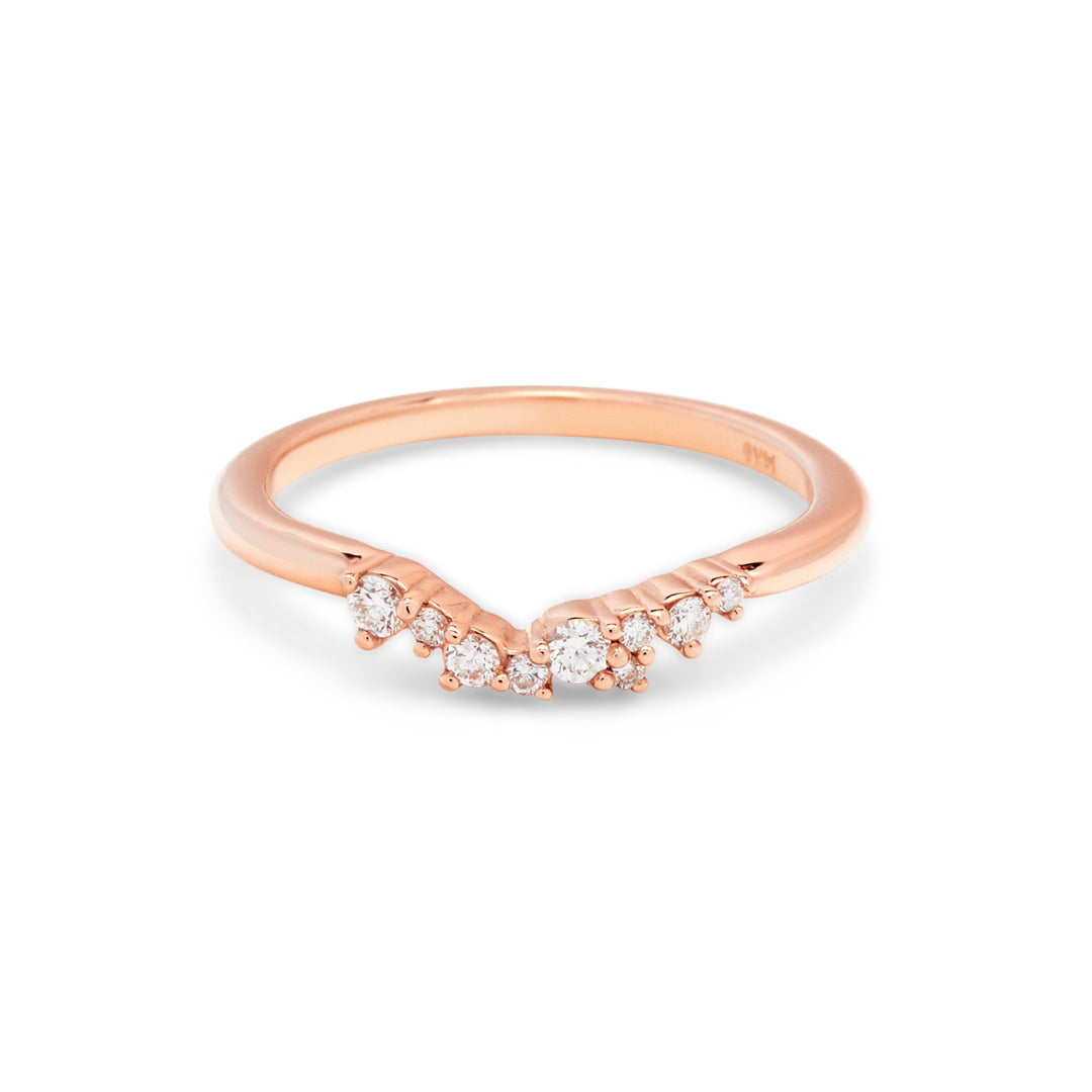 Gwen Matching Wedding Band - Identity Diamonds