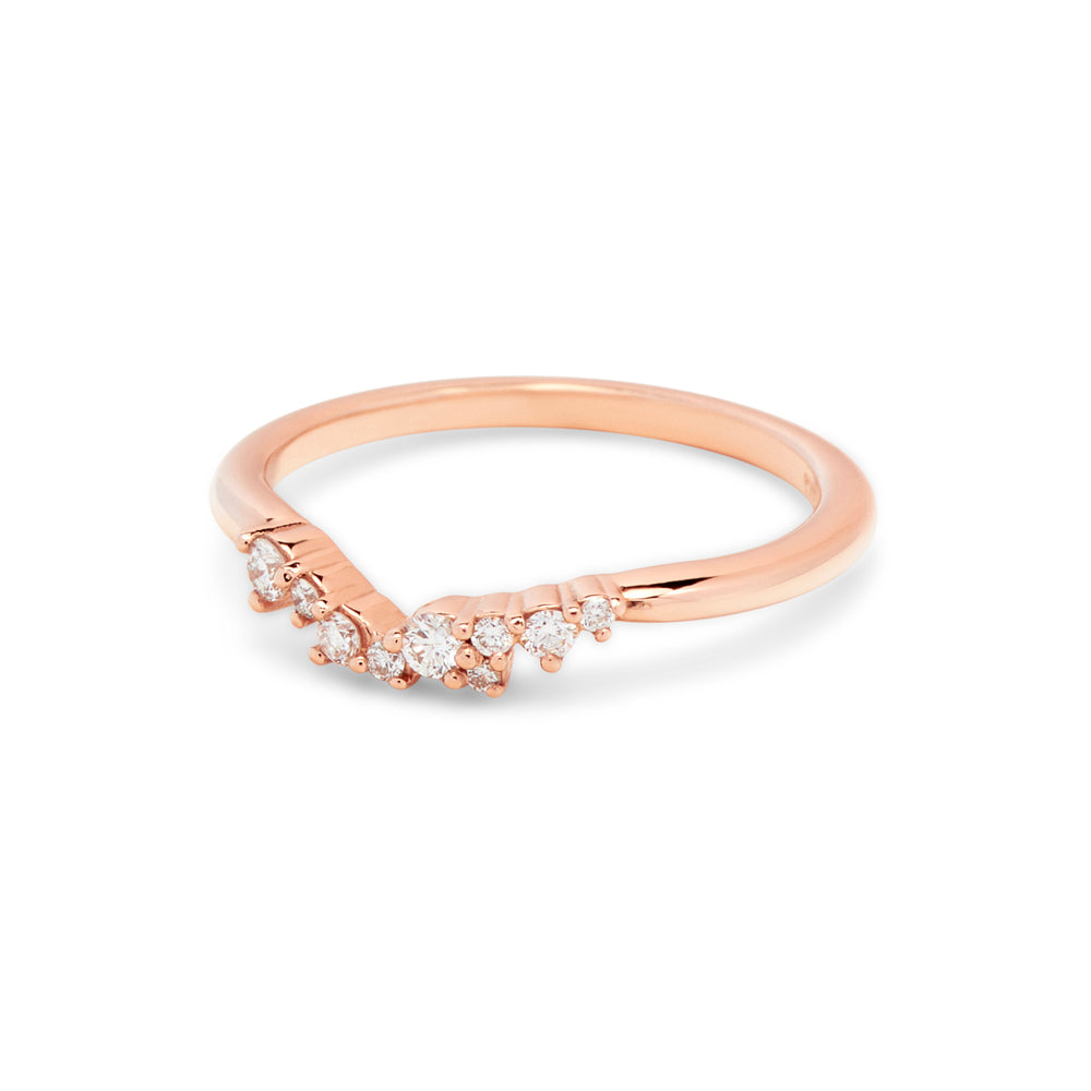 Gwen Matching Wedding Band - Identity Diamonds